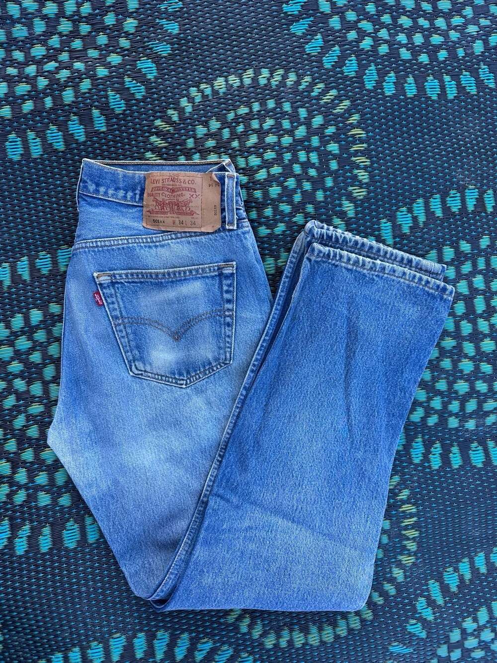 Vintage Levi's 501XX Jeans Size Blue Cotton Denim